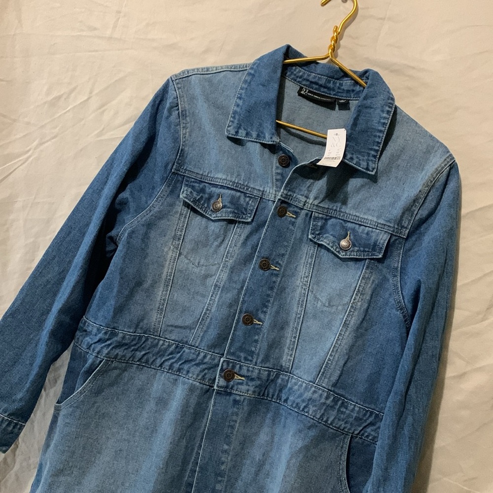 New York & Company denim duster
